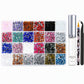 24-Grid Nail Art Rhinestone Set