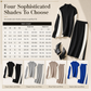 💖Black Friday Mega Deal – 50% off!💖 Women's Autumn Winter Color Block Knit 2-Piece Set Thickened Pullover Sweater and Skirt