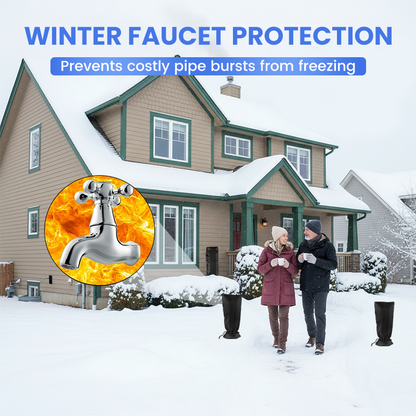 🏆🖤Black Friday Sale: BUY 2 GET 1 FREE!!🔥Outdoor Faucet Freeze Protection Cover