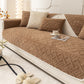 ⏳LAST DAY SALE 50% OFF!!❄️Cross Grid Solid Color Soft Velvet Sofa Pad, Modern Minimalist Design, Living Room Bedroom Decor, Pet Friendly Sofa Cover Cushion, Washable Reusable Couch Protector