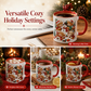🎅Christmas Gift Sale 50% OFF! ✨Festive Christmas Highland Cow and Snowman Ceramic Mug