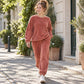 Women's Cozy Warm Coral Velvet Pajama Set