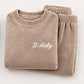 Women's Cozy Warm Coral Velvet Pajama Set