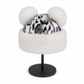 Retro Leopard Print Women’s Autumn/Winter Bear-Ear Thickened Warm Ear-Warming Hat