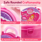 ⏳LAST DAY SALE ONLY ￡22.99!! 👑 3-in-1 Princess Vanity Suitcase – Magical, Portable, Kid-Safe 🧳