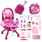 ⏳LAST DAY SALE ONLY ￡22.99!! 👑 3-in-1 Princess Vanity Suitcase – Magical, Portable, Kid-Safe 🧳