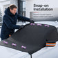 ⏳LAST DAY SALE ONLY ￡15.99!!🔥✨Magnetic Car Windshield Cover Thickened Waterproof Sunshade and Snow Shield with Reflective Strips