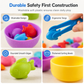 💗LAST DAY SALE 50% OFF🎁 Colour Me Smart! Counting & Sorting Play Set 🌈 | Fun Educational Toy with Bowls, Tweezers & Storage Tub for Colour Matching, Number Play & Creative Hands-On Learning 🧠✨