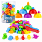 💗LAST DAY SALE 50% OFF🎁 Colour Me Smart! Counting & Sorting Play Set 🌈 | Fun Educational Toy with Bowls, Tweezers & Storage Tub for Colour Matching, Number Play & Creative Hands-On Learning 🧠✨