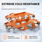⏳LAST DAY SALE ONLY ￡9.99!!❄️ 18-Teeth Stainless Steel Crampons — Flexible Silicone Frame & Double-Chain 🏔️