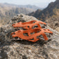 ⏳LAST DAY SALE ONLY ￡9.99!!❄️ 18-Teeth Stainless Steel Crampons — Flexible Silicone Frame & Double-Chain 🏔️