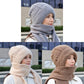 🔥LAST DAY SALE £6.99!!💞✨ Winter’s Sweet Little Luxury | Clever All-in-One Knit Hat & Scarf Set 🤍❄️ Soft twisted knit, keeps head and neck cosy without bulky layers🧣